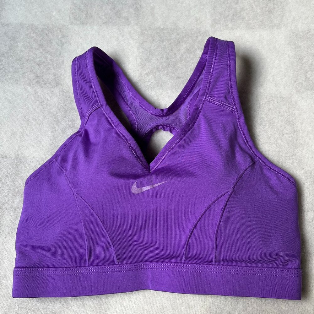 Nike Dri-Fit Purple Racerback Sports Bra – Size M
